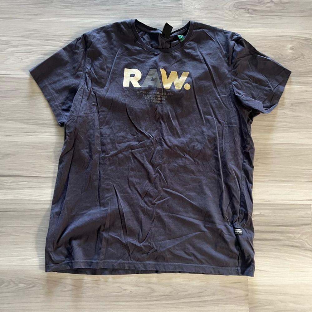 G-Star grey Short Sleeve Tee with Graphic Logo